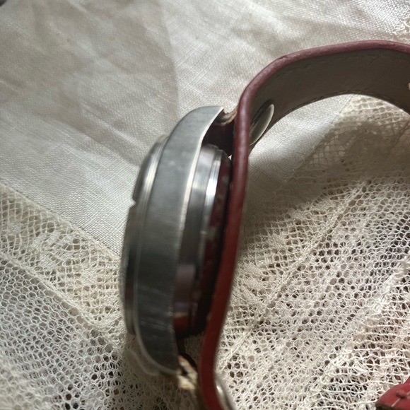 Vintage Red & White Polka Dot Betty Boop Stainless Steel Ladies Watch Jewelry - Picture 6 of 14